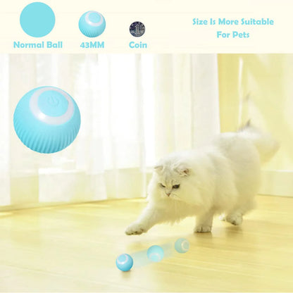 Self-Rotating Cat Toy Ball