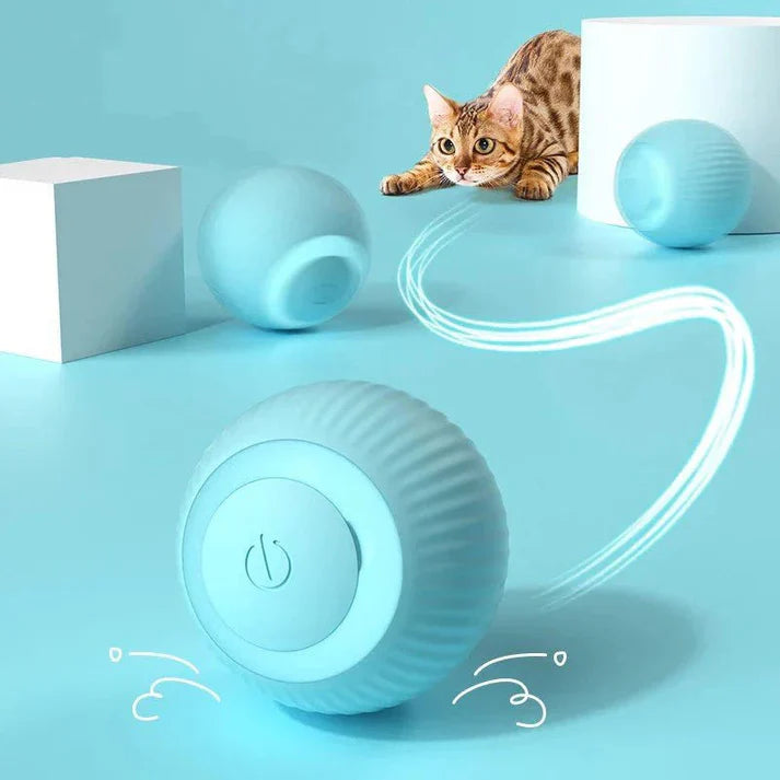 Self-Rotating Cat Toy Ball