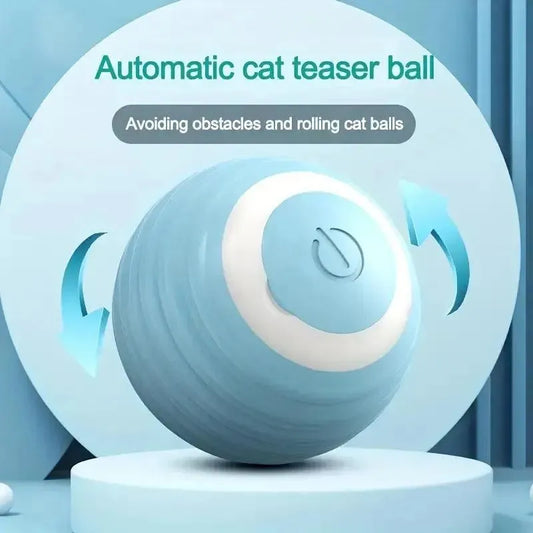 Self-Rotating Cat Toy Ball